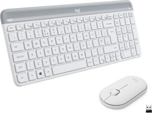 Logitech Slim Wireless Combo MK470 Tastatur og mus-sæt Trådløs - 920-009205