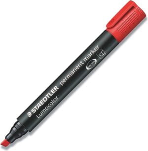 STAEDTLER Marker Lumocolor permanent Rød 2-5mm 350