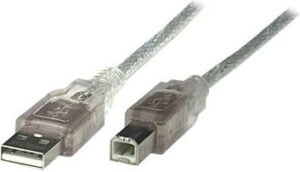 Manhattan USB 2.0 USB-kabel 5m Sølv