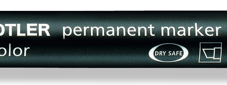 STAEDTLER Marker Lumocolor permanent Sort 2-5mm 350