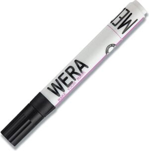 Marker BNT permanent sort rund spids 2-3mm