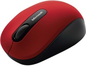 Microsoft Bluetooth Mobile Mouse 3600 Optisk Trådløs Sort Rød