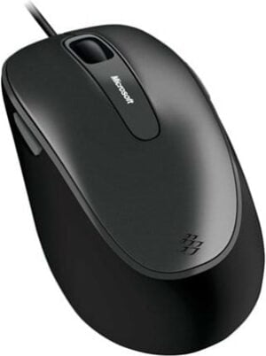 Microsoft Comfort Mouse 4500 Optisk Kabling Sort