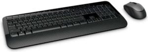 Microsoft Wireless Desktop 2000 Tastatur og mus-sæt Trådløs Dansk/Finsk/Norsk/Svensk