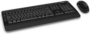 Microsoft Wireless Desktop 3050 Tastatur og mus-sæt Trådløs Dansk/Finsk/Norsk/Svensk