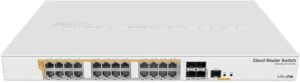 MikroTik Cloud Router Switch CRS328-24P-4S RM Switch 28-porte Gigabit  PoE+
