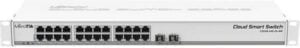 MikroTik Cloud Smart Switch CSS326-24G-2S RM Switch 26-porte 10 Gigabit  PoE