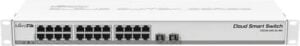 MikroTik Cloud Router Switch CRS326-24G-2S RM Switch 24-porte Gigabit  PoE