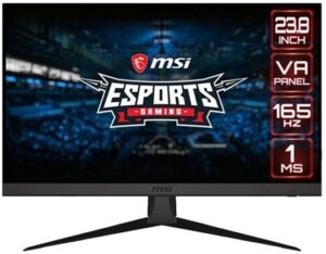 MSI Optix G243 23.8 1920 x 1080 HDMI DisplayPort 165Hz
