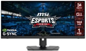 MSI Optix MPG341QR 34 3440 x 1440 HDMI DisplayPort USB-C 144Hz