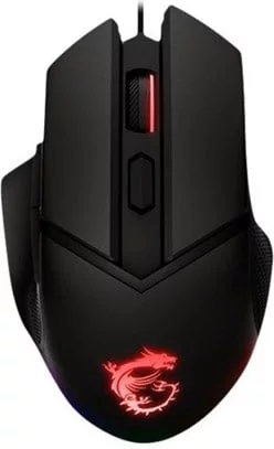 MSI Clutch GM20 Elite Optisk Kabling Sort