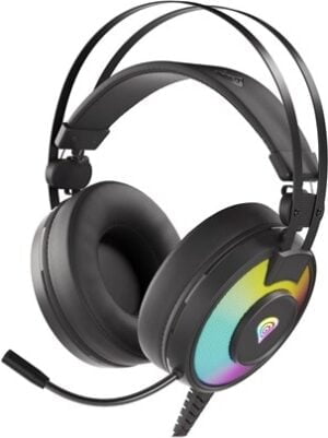 Genesis Neon 600 RGB Kabling Headset Sort Rød