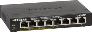 NETGEAR GS308P Switch 8-porte Gigabit  PoE