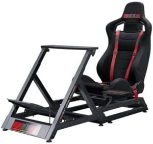 Next Level Racing GTtrack Gamer Stol Sort Rød