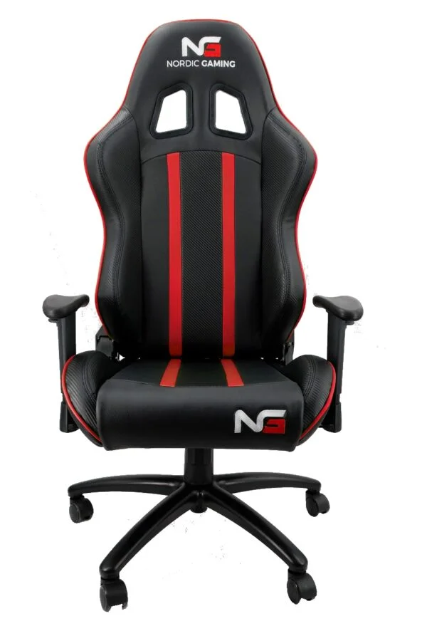 Nordic Gaming Carbon Sort Rød - NG Carbon Red