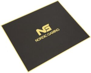 Nordic Gaming Stoleunderlag i Sort og Guld