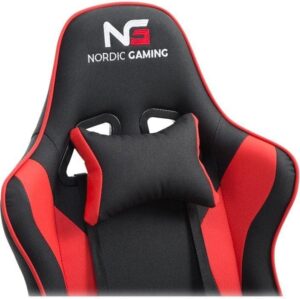 Nordic Gaming Teen Racer Gamer Stol Sort Rød