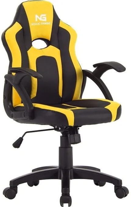Nordic Gaming Little Warrior Junior Gamer stol Sort Gul - Wn2563-BKYE