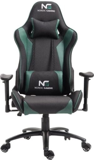Nordic Gaming Racer Gamer Stol Green Black