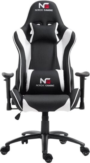 Nordic Gaming Racer Gamer Stol White Black