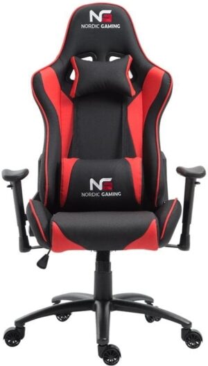 Nordic Gaming Racer Gamer Stol Red Black