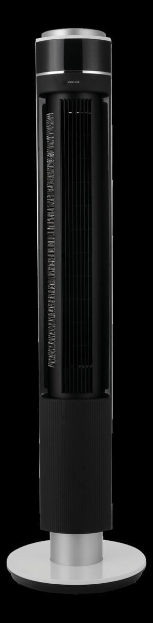 Nordic Home Culture FT-527 Køleventilator Tower Sort Sølv