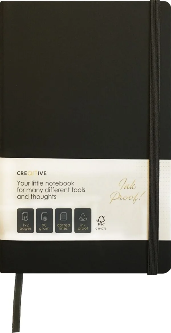 Notebook Creartive grey A5 dotted 96sh