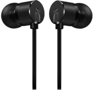 One Type-C Bullets Kabling Øreproptelefoner Sort