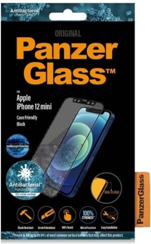 PanzerGlass Apple iPhone 12 Case Friendly Anti-Blue Light AB E-to-E, black
