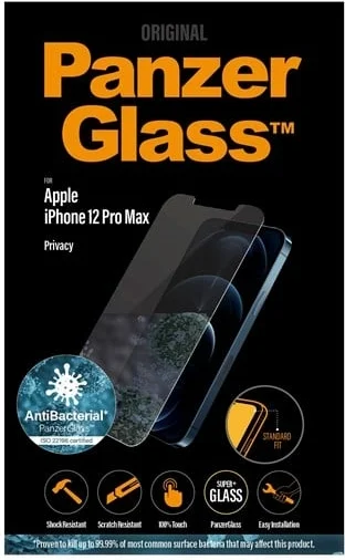 PanzerGlass Original Privatlivsfilterskærm Sort Transparent