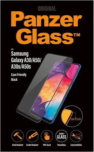 PanzerGlass Case Friendly sort, Krystalklar for Samsung Galaxy A50