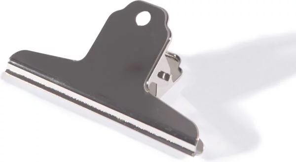Papirklemme 102mm blank 12stk/pk