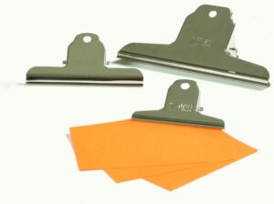 Papirklemme 145mm blank 12stk/pk