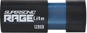 Patriot Supersonic Rage Lite 128GB USB 3.2 Gen 1 Sort Blå