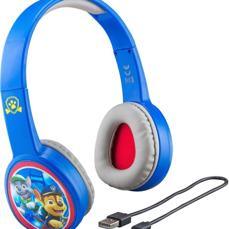 eKids Paw Patrol Trådløs Hovedtelefoner Blå Grå Rød Gul