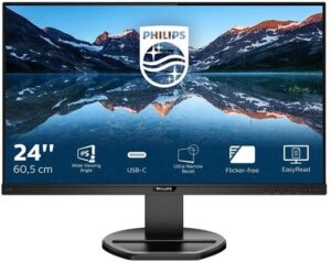 Philips B Line 243B9 24 1920 x 1080 DVI VGA (HD-15) HDMI DisplayPort USB-C 75Hz Pivot Skærm