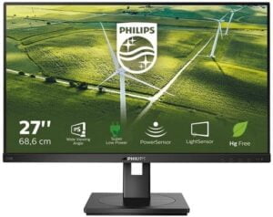 Philips B Line 272B1G 27 1920 x 1080 DVI VGA (HD-15) HDMI DisplayPort 75Hz Pivot Skærm