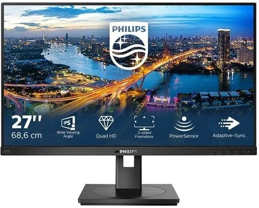 Philips B Line 275B1 27 2560 x 1440 DVI HDMI DisplayPort 75Hz Pivot Skærm
