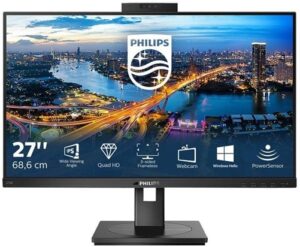 Philips B Line 275B1H 27 2560 x 1440 DVI HDMI DisplayPort 75Hz Pivot Skærm
