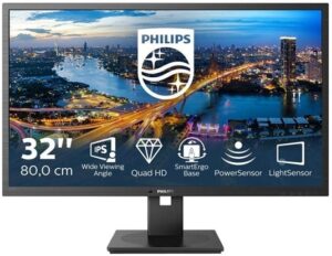 Philips B Line 325B1L 32 2560 x 1440 HDMI DisplayPort 75Hz Pivot Skærm - 325B1L