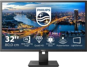 Philips B Line 325B1L 32 2560 x 1440 HDMI DisplayPort 75Hz Pivot Skærm