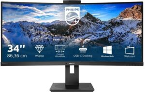 Philips P-line 346P1CRH 34 3440 x 1440 HDMI DisplayPort USB-C 100Hz - 346P1CRH