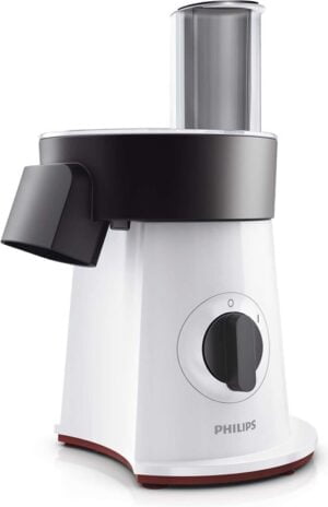 Philips Viva Collection SaladMaker HR1388 Køkkenmaskine Stjernehvid/sort/rød