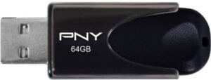PNY Attaché 4 64GB USB 2.0 Sort