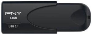 PNY Attaché 4 64GB USB 3.1 Sort