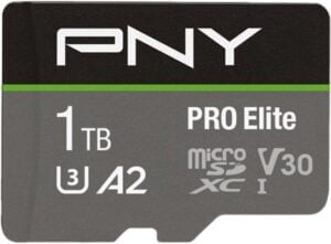 PNY PRO Elite microSDXC A2 / Video Class V30 / UHS-I U3 / Class10