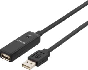 DELTACO USB 2.0 USB forlængerkabel 5m