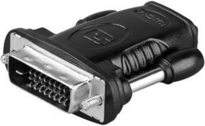 Goobay DVI-D han til HDMI hun adapter