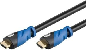 Goobay HDMI 2.0 Premium 1m Black/Blue