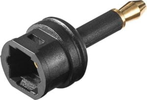Goobay Audioadapter 3,5 mm mini jack til Toslink